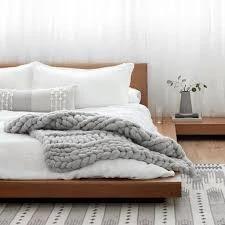 Chunky Knit Throw Blanket, Cozy Knitted Blanket – image 6