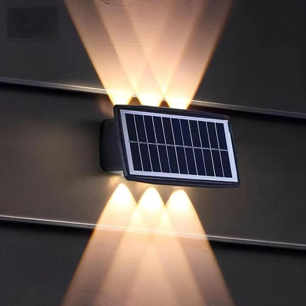 Solar Powered Wall Sconce with Dual Lighting Modes | Eco-Friendly Outdoor Illumination for Pathways and Gardens