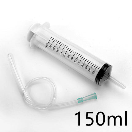 Large Capacity Syringes with 1m Hose for Pet Feeding & Hydroponics | Easy Liquid Measurement and Administration