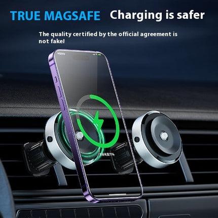 Magnetic Car Phone Mount with 360° Rotation & Adjustable Suction | Hands-Free Driving for Optimal Safety