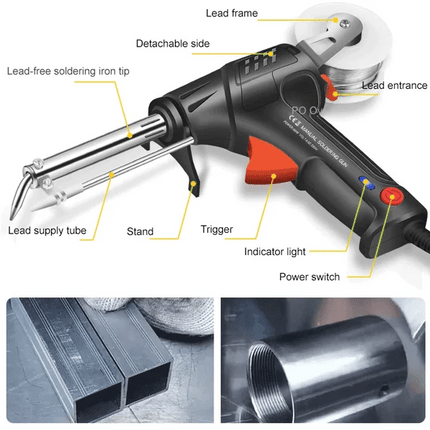 Electric Welding Tool 2 in 1 for Welding and Cutting, Mini Welder with Fast Heat Up