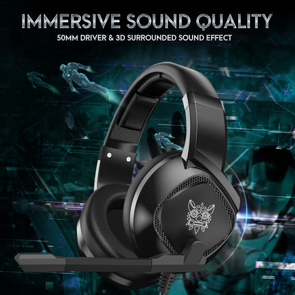 RGB Light Subwoofer Wired Headphones with USB Connector | Superior Sound Quality and Comfortable Fit for Music Lovers