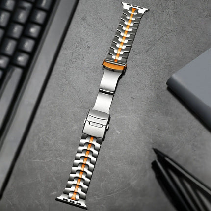 Luxury Link iWatch Band with Hypoallergenic Clasp, Apple Watch Ultra Band with Quick Release – image 6