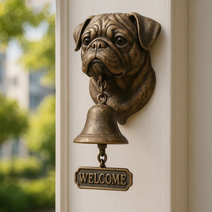 Wall Mounted Door Bell with Dog Design, Outdoor Wall Decor – image 7