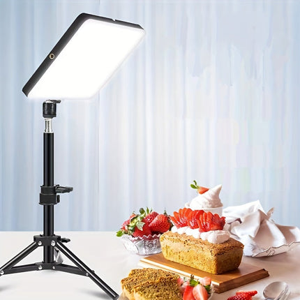 Tripod Stand with LED Studio Light, Light Stands for Video, Photo Studio Lighting, Photography Lighting Tripod