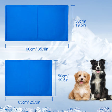 Pressure-Activated Dog Cooling Mat for Instant Heat Relief | Lightweight & Portable Design for Pets