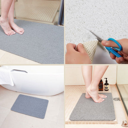 Non-Slip Bathroom Mat with Whole Body Drainage Design | Waterproof and Easy-Clean for Safe Footing