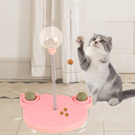 Interactive Cat Feeder Toy with Suction Cup Base | Engaging Feeding Solution for Healthy Eating Habits