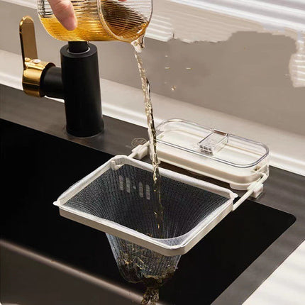 Kitchen Sink Filter Rack with Ultra-Fine Mesh | Durable Design for Efficient Straining and Organizing