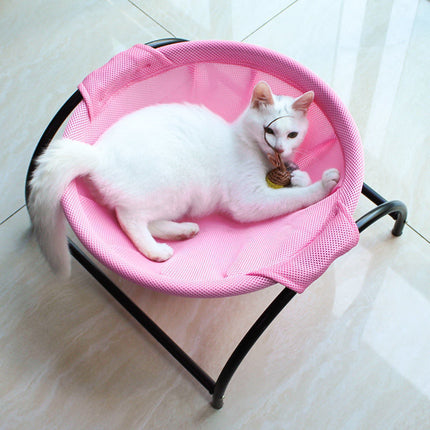 Cat Hammock Bed for Small Pets with Breathable Mesh Fabric | Comfortable Sleeping Spot for Cats and Rabbits