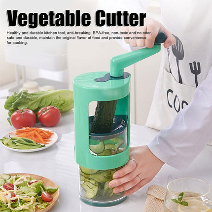 Multi-Function Vegetable Cutter with Sharp Stainless Steel Blades | Effortless Food Prep for Quick and Safe Cutting