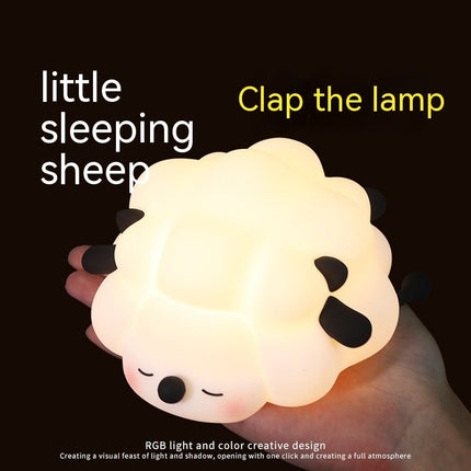 Rechargeable Silicone Sheep Night Light with Timer & Dimmer | Safe and Soft Companion for Peaceful Sleep
