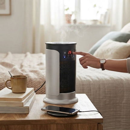 Compact Portable Air Conditioner with Energy Efficiency & Dehumidifier Function for Year-Round Comfort_00