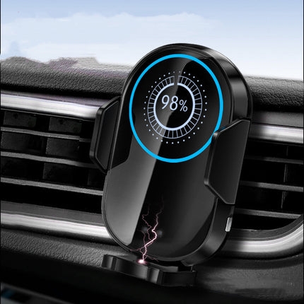Fast Charging Wireless Car Phone Holder with Snap-In Design | Universal Charger for Navigation and Easy Access