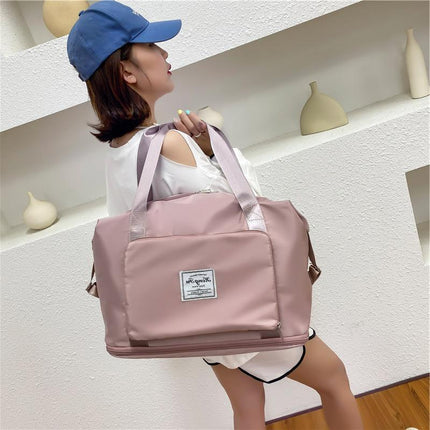 Large-Capacity Foldable Waterproof Travel Bag with Multiple Pockets | Versatile Travel Companion for Weekend Getaways
