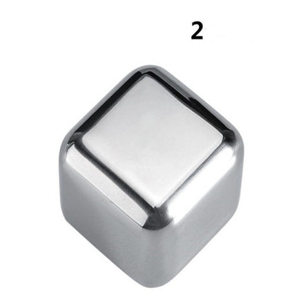 Reusable Chilling Stones Set with Food Grade Stainless Steel | Rapid Cooling for Whiskey and Cocktails
