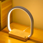 Wireless Charging Desk Lamp with Eye Protection Technology | Stylish European Design for Home and Workspace
