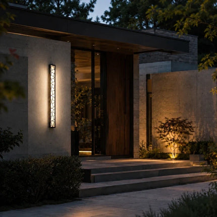 Weatherproof Outdoor Sconce with Premium Acrylic Diffuser | Modern Illumination for Any Architecture