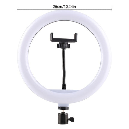 Ring Light with Tripod Stand, 10 Inch LED Photography Light with Phone Holder – image 3