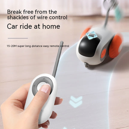 Remote Control Electric Cat Toy with Intelligent Obstacle Avoidance | Engaging Play for Active Feline Fun