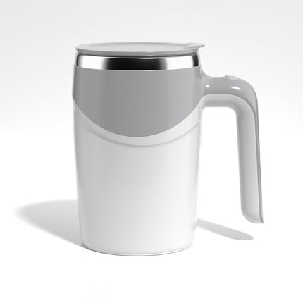 Rechargeable Automatic Stirring Coffee Mug with Stainless Steel Liner | Effortless Mixing for Home and Office