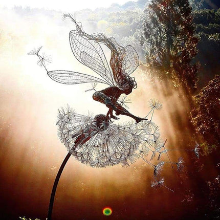 Fairy Wind Spinner, Garden Decor Figurine for Patio and Pathway – image 5