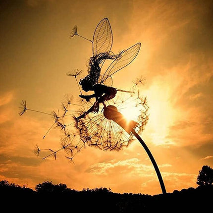 Fairy Wind Spinner, Outdoor Decor for Yard – image 9