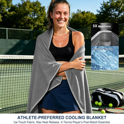 Chill Comfort | Breathable Cooling Blanket with Double-Sided Design | Lightweight Throw for Hot Sleepers and Night Sweats