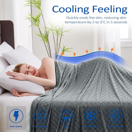 ChillEase | Cooling Blanket for Hot Sleepers with Arc-Chill Technology | Soft & Breathable for Year-Round Comfort