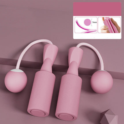 Wireless Dual-Use Skipping Rope with Durable PVC Design | Fashionable Workout Tool for Fitness Enthusiasts