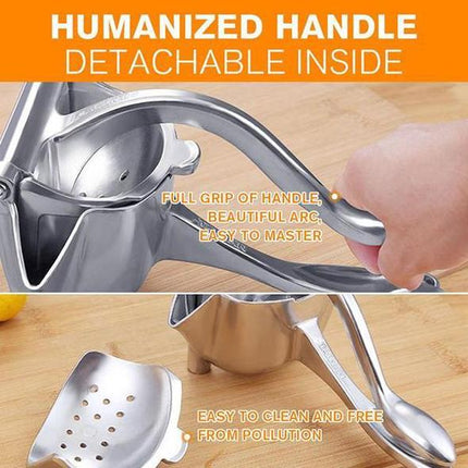 Lemon Squeezer Stainless Steel, Citrus Juicer for Orange and Lime