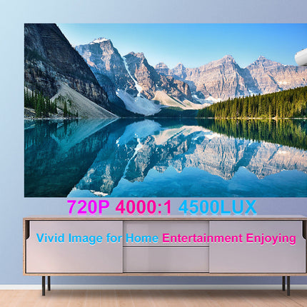 Portable Full HD Mini Projector with Screen Mirroring | Compact Entertainment System for Outdoor Movies