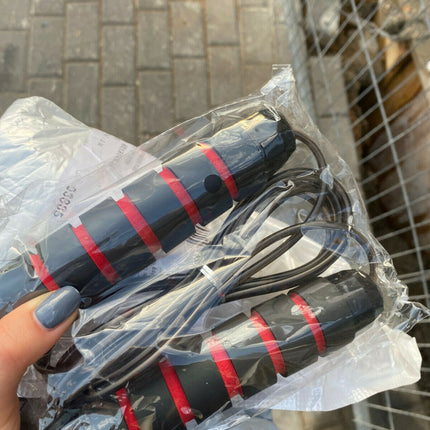 Tangle-Free Jump Rope with Steel Wire & Swivel Bearings | Adjustable Length for Smooth Full-Body Workouts