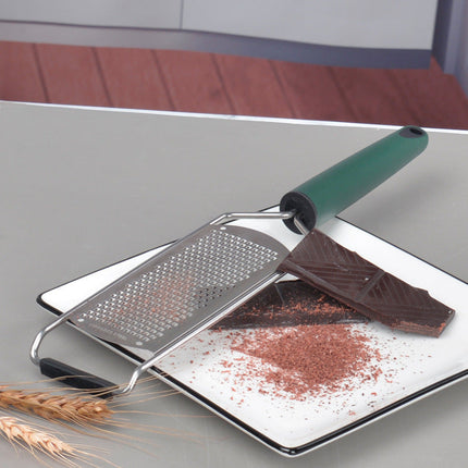 Handheld Lemon Grater with Ergonomic Non-Slip Handle | Multi-Purpose Tool for Zesting and Grating Cheese and Chocolate