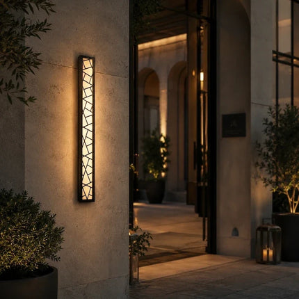 Weatherproof Outdoor Sconce with Premium Acrylic Diffuser | Modern Illumination for Any Architecture