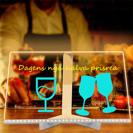 LED Drawing Board for Kids, Light Up Message Board with 7 Colored Pens, LED Sign Board for Cafe Menu – image 10