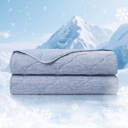 Vepine Cozy | Cooling Dual-Sided Blanket for Hot Sleepers with Soft Breathable Fabric | Lightweight Throw for Comfortable Sleep