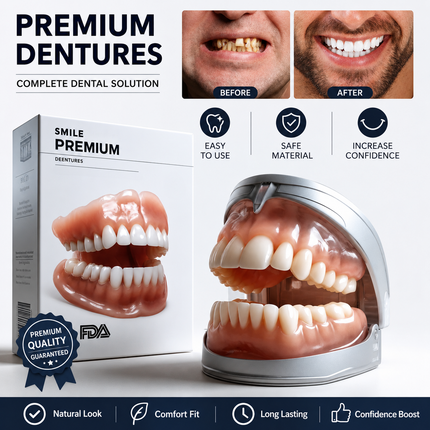 Best Boil and Bite Dentures | Complete Dentures Set | Easy Dentures At Home