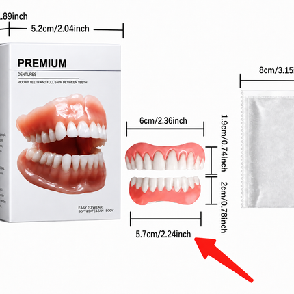 Best Boil and Bite Dentures Online | Complete Upper & Lower Temporary Denture Set
