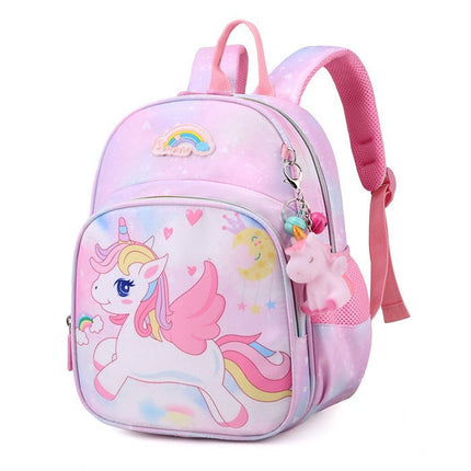 Kids Backpack with Unicorn Charm