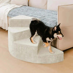 Beige-4 Steps / Left Facing