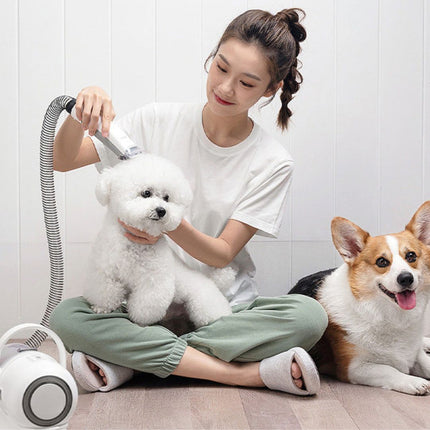 Dog Hair Trimmer Kit with Powerful Suction & Accessories | Effortless Grooming for All Dog Breeds