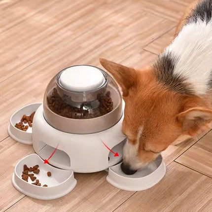 Automatic Pet Feeder with Adjustable Dispensing | Convenient Feeding Solution for Busy Dog Owners