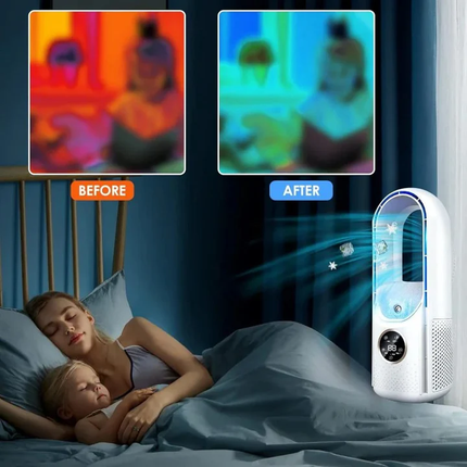 Mini Air Conditioner for Desk, Portable Air Cooler – image 9