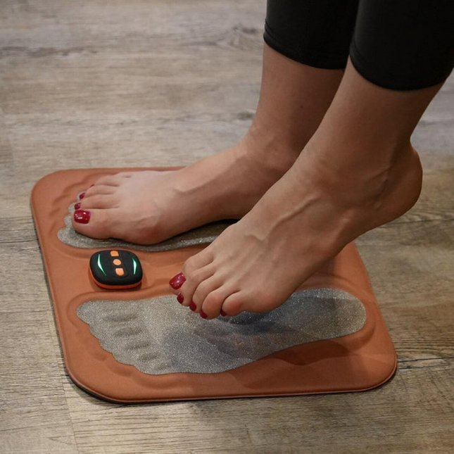 Electrical Muscle Stimulator for Feet, Foot Stimulator for Neuropathy Relief and Numb Feet, Foot Pain Relief Pad