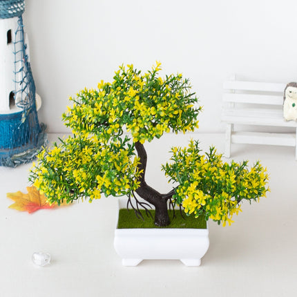 Fake Plants, Artificial Bonsai Plant for Office Decor and Living Room Decor