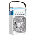 Portable Air Cooler, Evaporative Cooler with Cool Mist Humidifier, Portable Fan with 7 Color Night Light and Timer