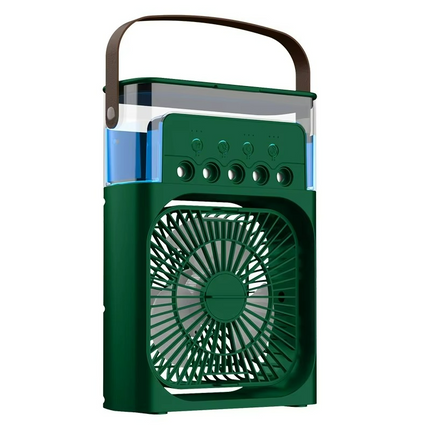 Portable Air Cooler, Portable Fan with 7 Color Night Light and Timer