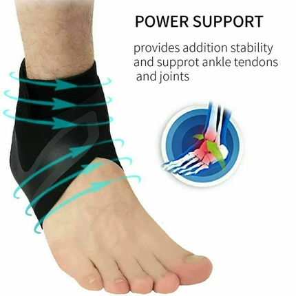 Compression Ankle Brace with Arch Support, Plantar Fasciitis Foot Brace for Sports and Walking