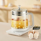 Electric Tea Kettle with Infuser, Glass Electric Water Kettle, 61 oz Health Pot Tea Maker for Herbs and Eggs